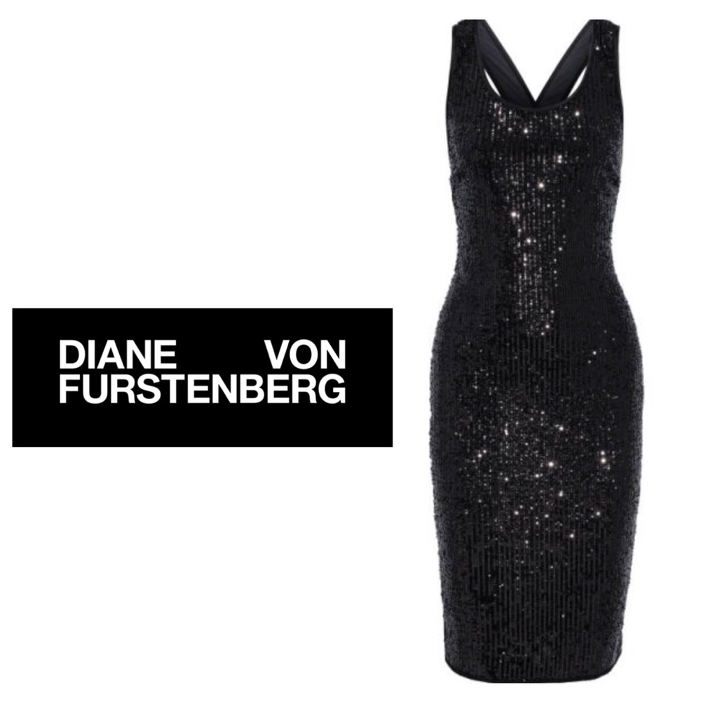 *NWT*👗DVF Mercury Dress Black Size 0👗